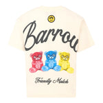 Barrow Kids T-Shirt Girocollo tinta unita con Stampe Crema per Bambino F5BKJUTH103 CREMA BARROW KIDS 