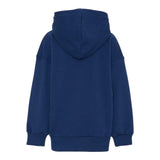 Barrow Kids Felpa con Zip E Cappuccio tinta unita Blu per Bambino F5BKJUZ049 BLU BARROW KIDS 