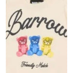 Barrow Kids Shirt tinta unita con Stampa Beige per Neonato F5BKUNTH217 BEIGE BARROW KIDS 