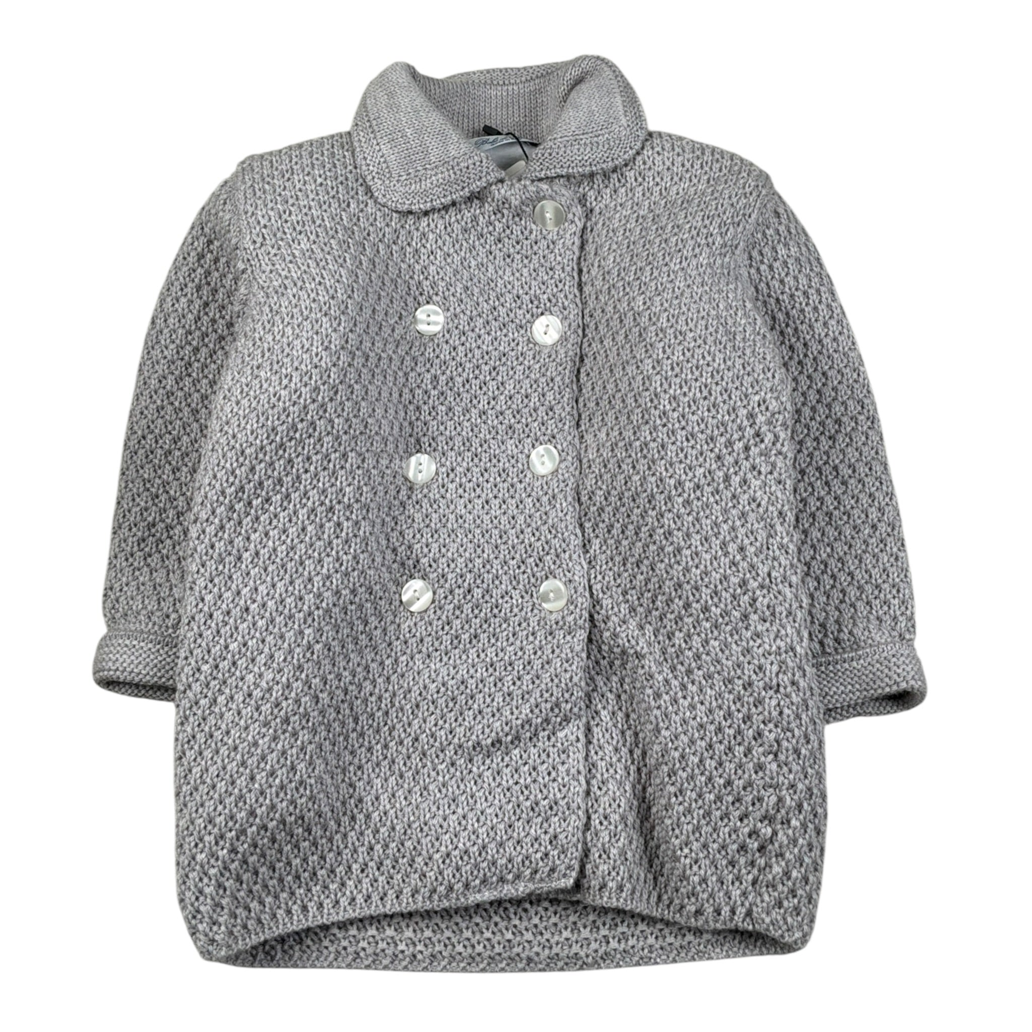 Bebe' Di Almy Cardigan tinta unita con Bottoni Grigio per Neonato K15 GRIGIO BEBE' DI ALMY 