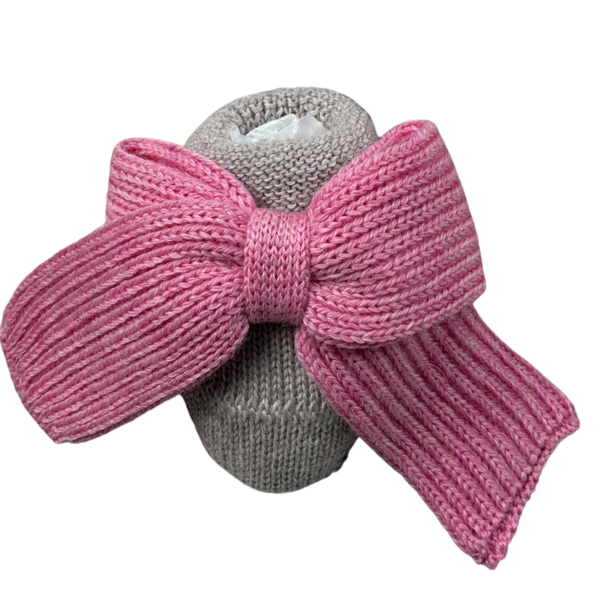 Bebe' Di Almy Babbucce tinta unita con Fiocco In Contrasto Beige per Neonata SC77 BEIGE BEBE' DI ALMY 