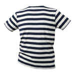 Berna T-Shirt tinta unita con Fantasia A Righe Bianco per Bambino K23065 BIANCO BERNA 