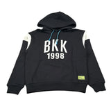 Bikkembergs Felpa Chiusa con Cappuccio tinta unita Nero per Bambino 9BK3504 NERO BiKKEMBERGS 