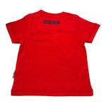 Bikkembergs T-Shirt tinta unita con Stampa Rosso per Neonato BK0252 ROSSO BiKKEMBERGS 