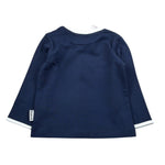Bikkembergs Shirt tinta unita con Stampa Blu per Neonato BK2931 BLU BiKKEMBERGS 