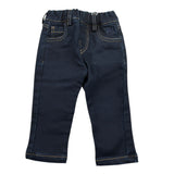 Bikkembergs Jeans tinta unita con Elastico In Vita Blu per Neonato BK2937 BLU BiKKEMBERGS 