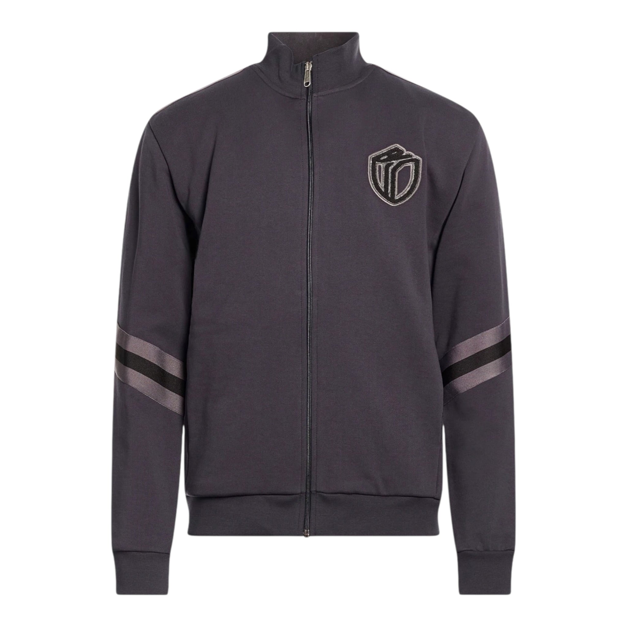 Bikkembergs Completo 2Pz Felpa tinta unita con Zip-Pantalone Nero per Bambino BK3248 NERO BiKKEMBERGS 