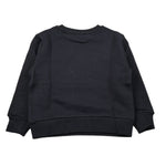 Bikkembergs Felpa Chiusa Girocollo tinta unita con Logo Nero per Bambino BK3306 NERO BiKKEMBERGS 