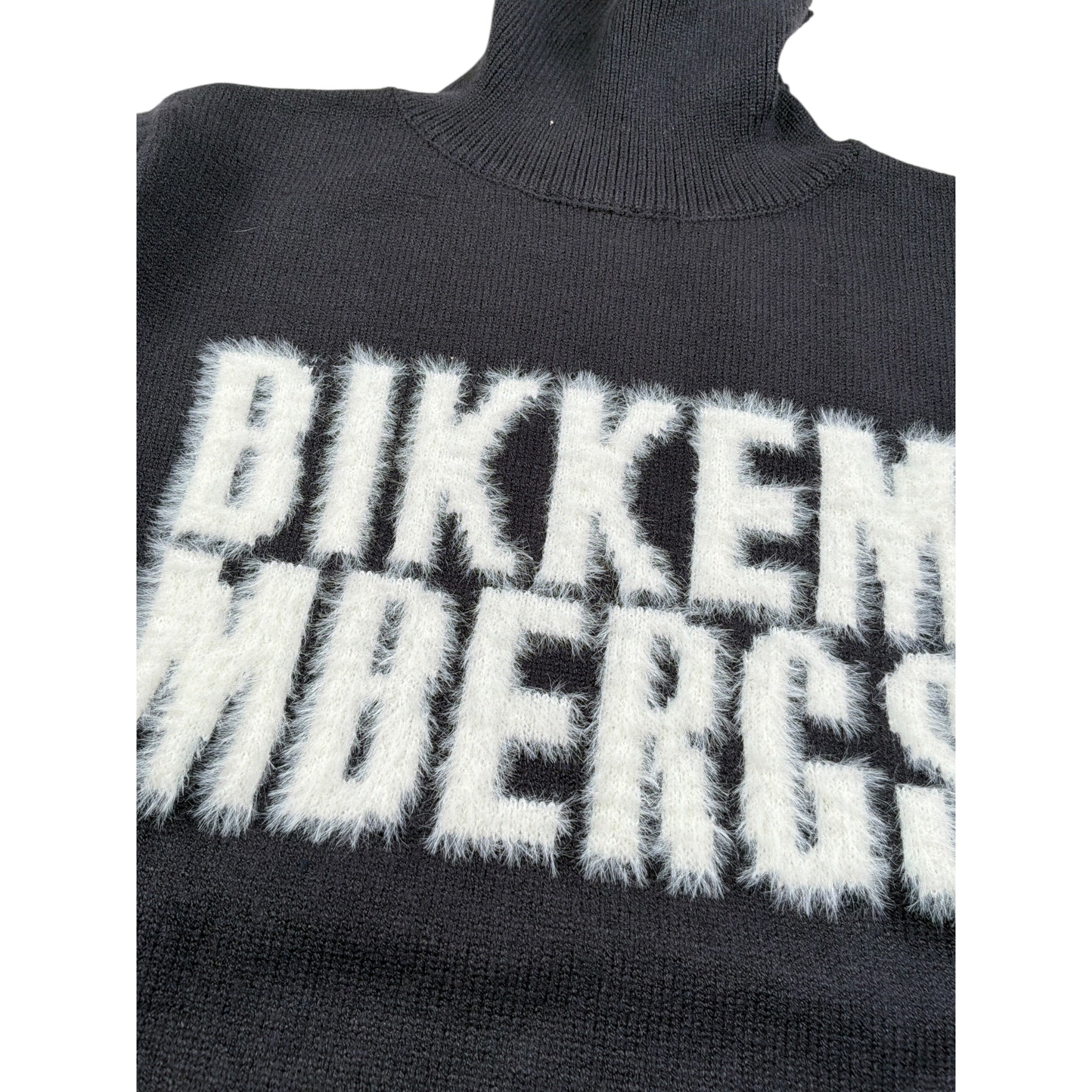Bikkembergs Maglia Collo Alto tinta unita con Stampa Blu per Bambino BK3646 BLU BiKKEMBERGS 