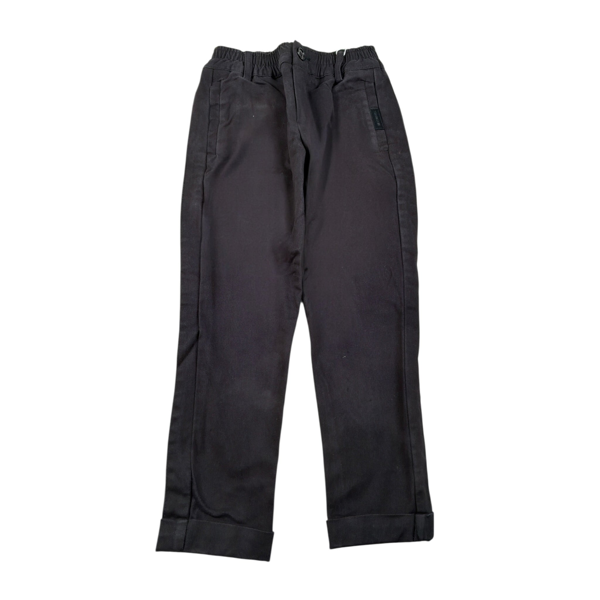 Bikkembergs Pantalone tinta unita con Elastico In Vita Nero per Bambino BK3707 NERO BiKKEMBERGS 