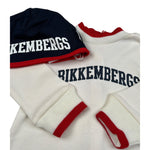 Bikkembergs Tutina Manica Lunga tinta unita con Cappello Panna per Neonato BK3726 PANNA BiKKEMBERGS 