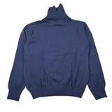 Bikkembergs Maglia Collo Alto tinta unita Blu per Bambino BK3748X BLU BiKKEMBERGS 