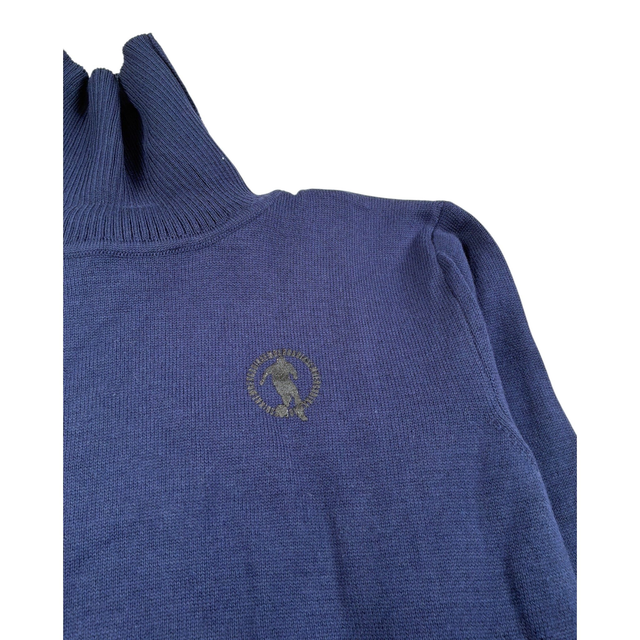 Bikkembergs Maglia Collo Alto tinta unita Blu per Bambino BK3748X BLU BiKKEMBERGS 