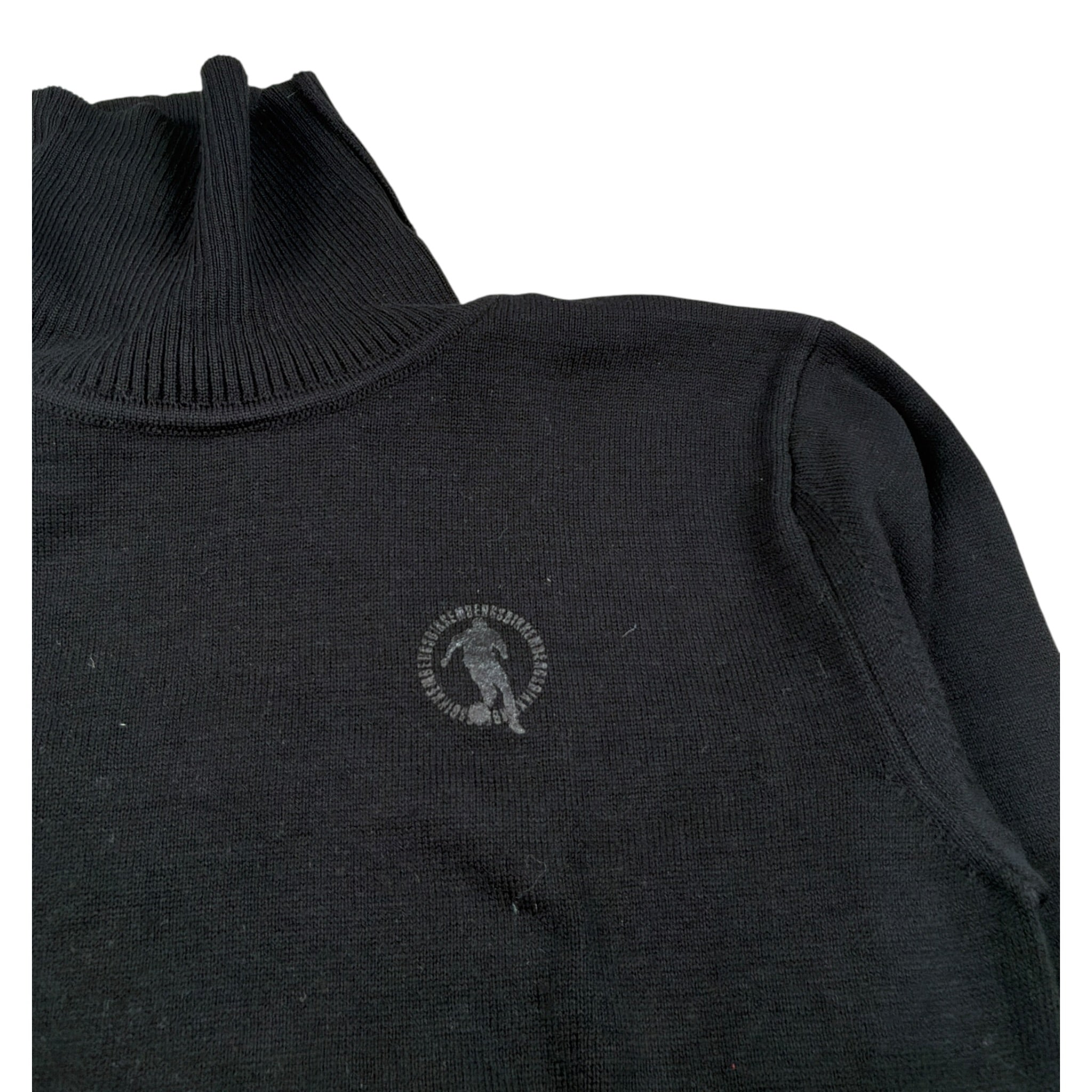 Bikkembergs Maglia Collo Alto tinta unita Nero per Bambino BK3748X NERO BiKKEMBERGS 