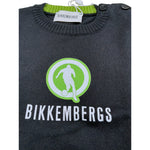 Bikkembergs Maglia tinta unita con Stampa Nero per Bambino BK3803J NERO BiKKEMBERGS 