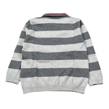 Bikkembergs Maglia Fantasia A Righe con Colletto Grigio per Neonato BK3833N GRIGIO BiKKEMBERGS 