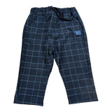 Bikkembergs Pantalone tinta unita con Fantasia A Quadrettini Blu per Bambino BK3861 BLU BiKKEMBERGS 