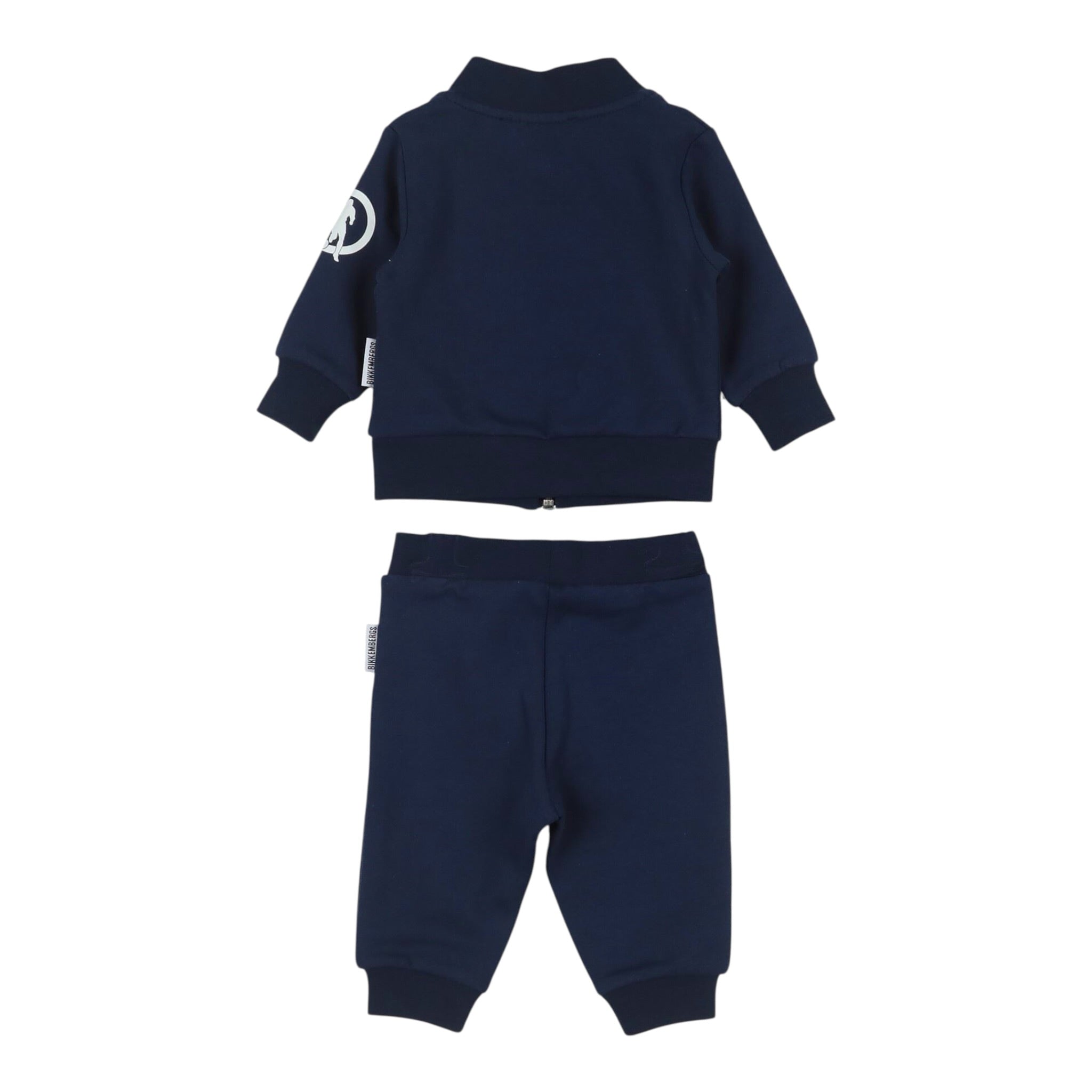 Bikkembergs Completo 2 Pezzi Felpa-Pantalone tinta unita Blu per Bambino BK3865J BLU BiKKEMBERGS 