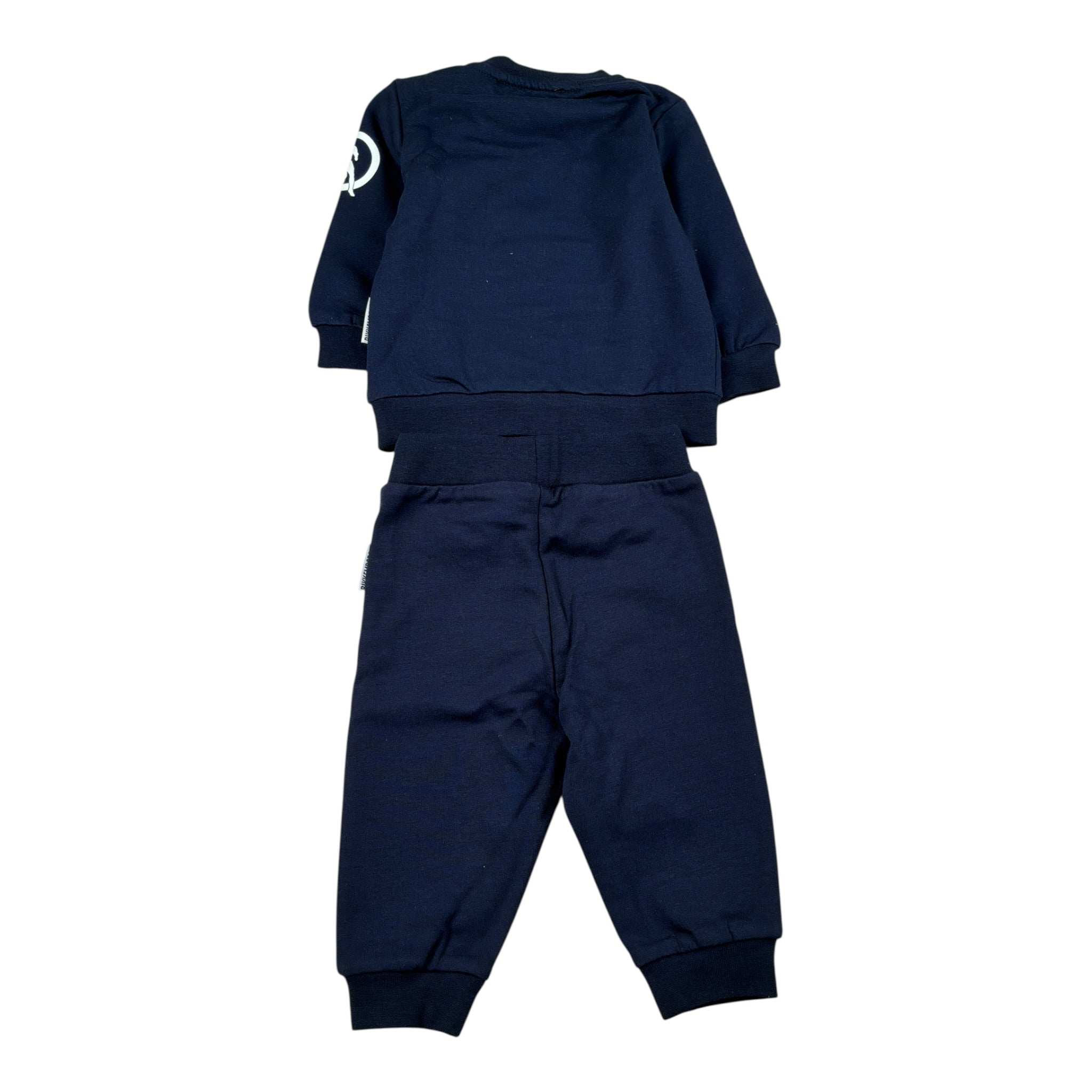 Bikkembergs Completo 2Pz Felpa-Pantalone Modello Tuta Blu per Neonato BK3866 BLU BiKKEMBERGS 