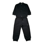 Bikkembergs Completo 2 Pezzi Felpa-Pantalone tinta unita Nero per Bambino BK3894 NERO BiKKEMBERGS 