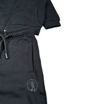 Bikkembergs Completo 2 Pezzi Felpa-Pantalone tinta unita Nero per Bambino BK3894 NERO BiKKEMBERGS 