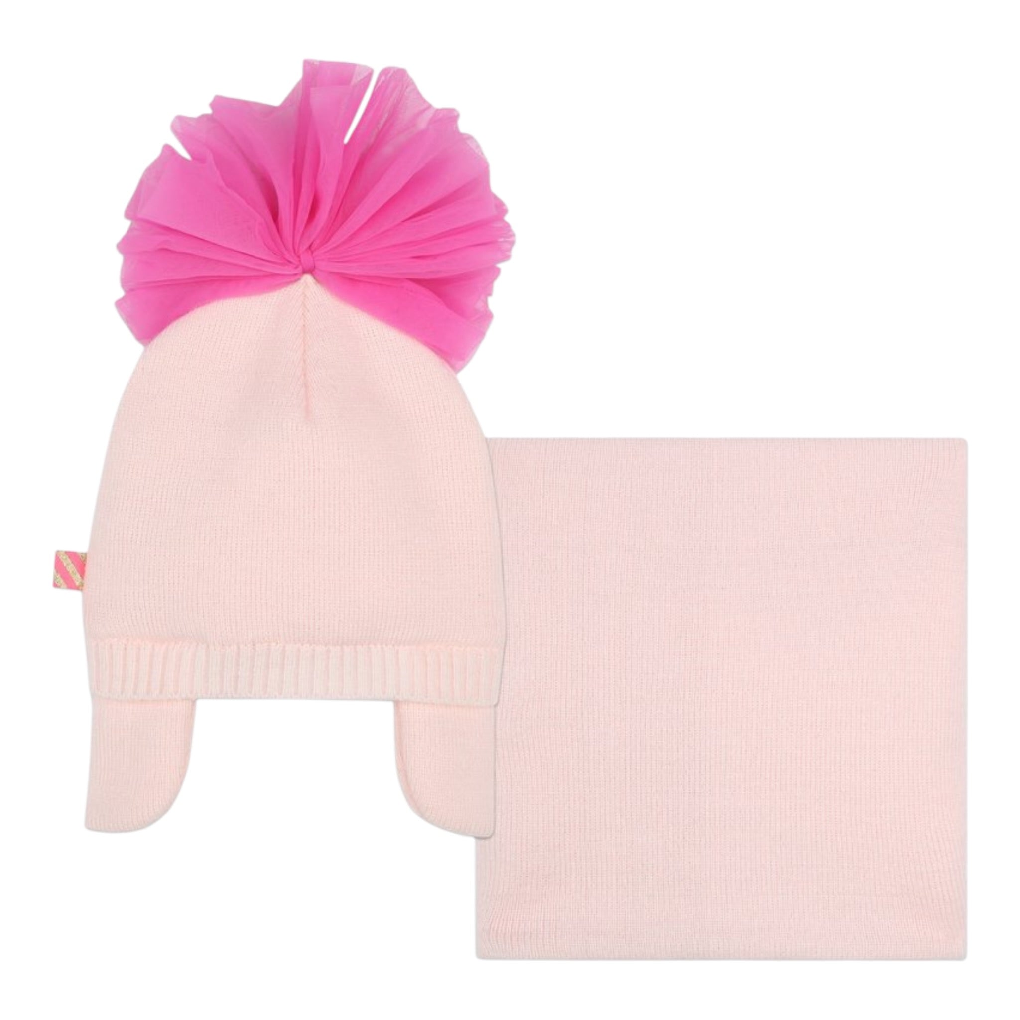 Billieblush Set Cappello-Sciarpa tinta unita Rosa per Bambina U20589 ROSA BillIEBLUSH 