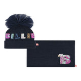 Billieblush Set Cappello Sciarpa tinta unita Blu per Bambina U20611J BLU BillIEBLUSH 