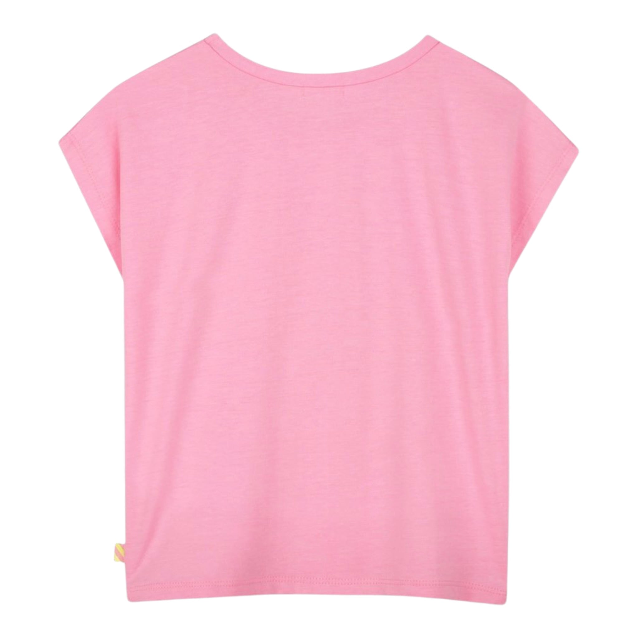 Billieblush T-Shirt Girocollo tinta unita con Stampa Rosa per Neonata U20955 ROSA BillIEBLUSH 