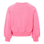 Billieblush Felpa Chiusa Girocollo tinta unita con Stampa Rosa Fluo per Neonata U21035N ROSA FLUO BillIEBLUSH 