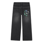 Billieblush Jeans tinta unita con Girovita Regolabile Nero per Bambino U21189 NERO BillIEBLUSH 