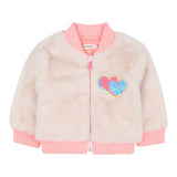 Billieblush Pelliccia tinta unita con Zip Rosa per Bambina U21251JX ROSA BillIEBLUSH 