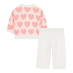 Billieblush Completo 2 Pezzi Maglia-Pantalone tinta unita Rosa/Panna per Neonata U21256XX ROSA/PANNA BillIEBLUSH 