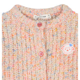 Billieblush Cardigan Multicolor con Applicazione Pesca per Neonata U21263X PESCA BillIEBLUSH 