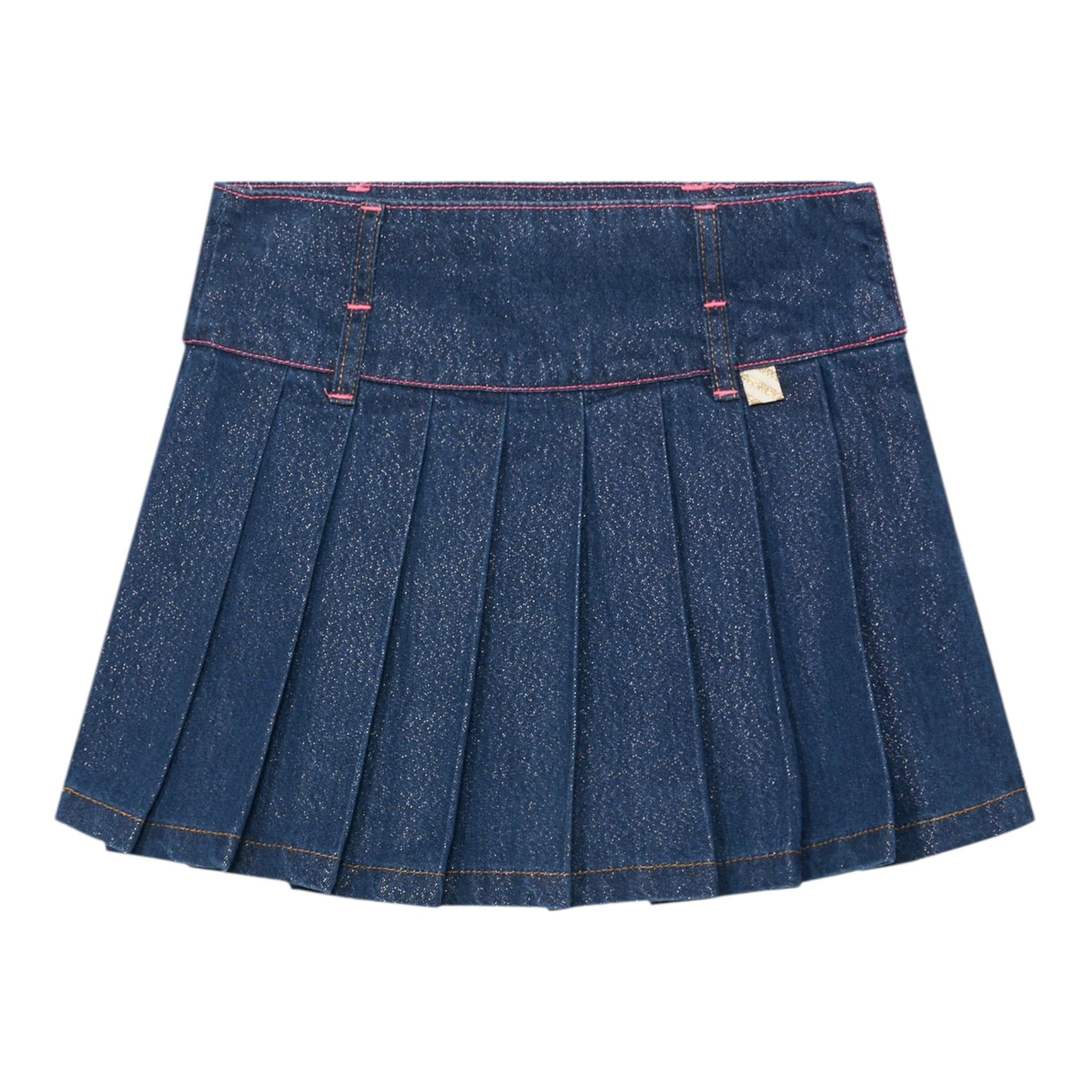 Billieblush Gonna In Denim tinta unita Blu per Bambina U21322X BLU BillIEBLUSH 