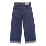 Billieblush Jeans tinta unita con Girovita Regolabile Blu per Neonata U21330 BLU BillIEBLUSH 