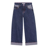 Billieblush Jeans tinta unita con Girovita Regolabile Blu per Neonata U21330 BLU BillIEBLUSH 
