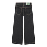 Billieblush Jeans tinta unita Modello Palazzo Nero per Neonata U21340NX NERO BillIEBLUSH 