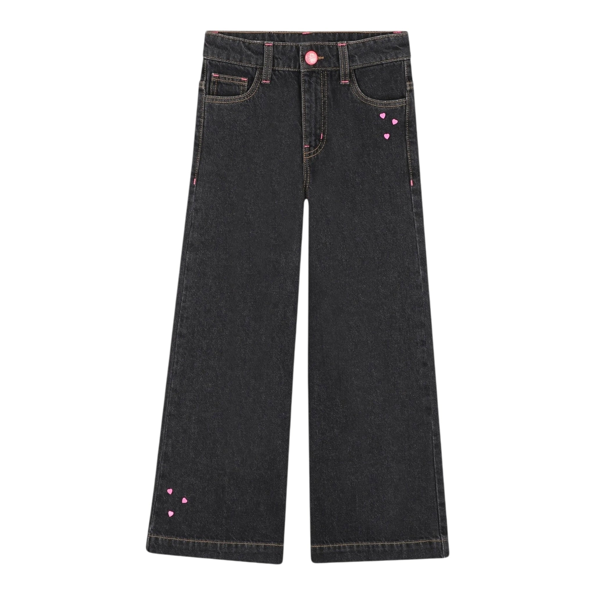 Billieblush Jeans tinta unita con Girovita Regolabile Nero per Bambina U2134J NERO BillIEBLUSH 