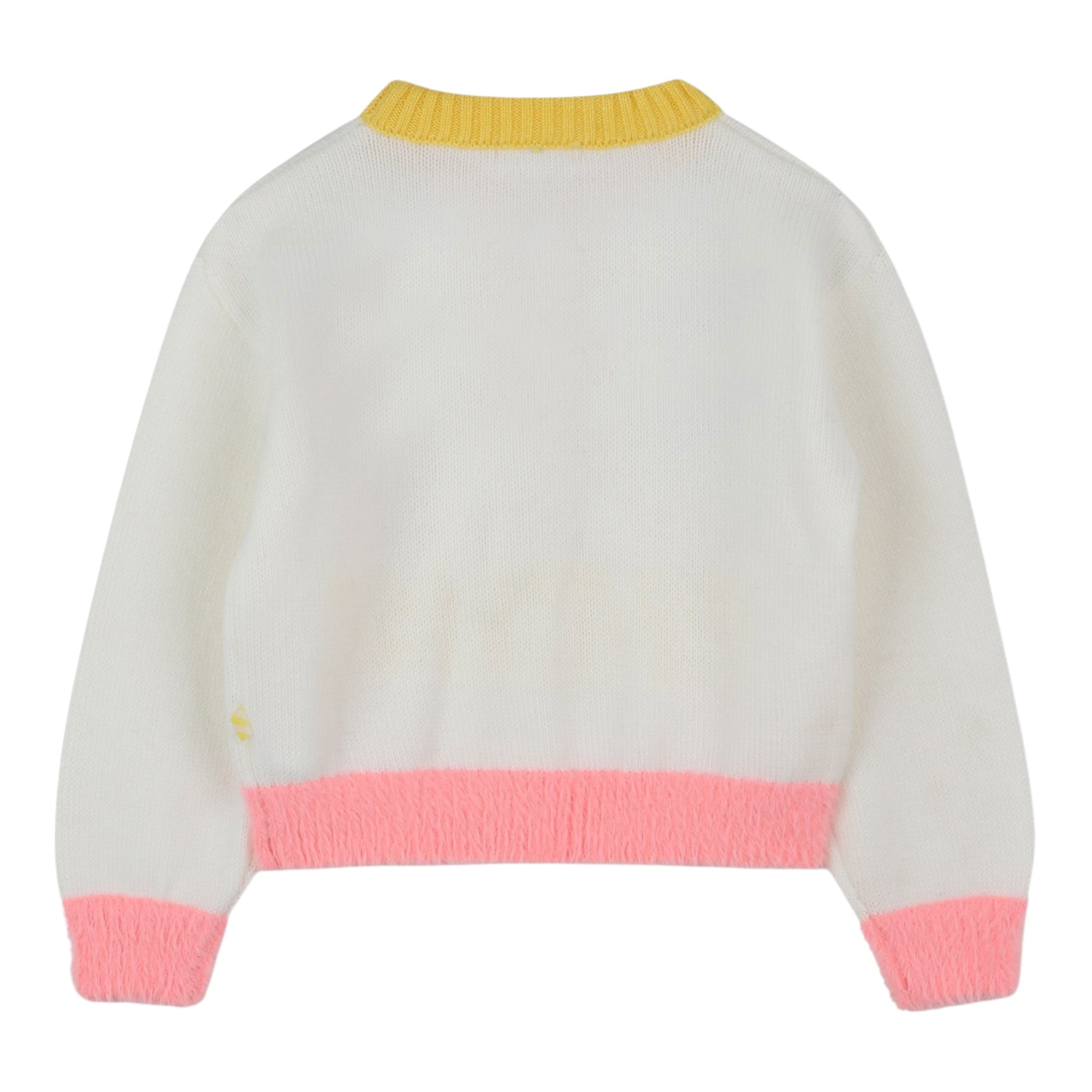 Billieblush Maglia Girocollo tinta unita con Paillettes Panna per Bambina U21386 PANNA BillIEBLUSH 