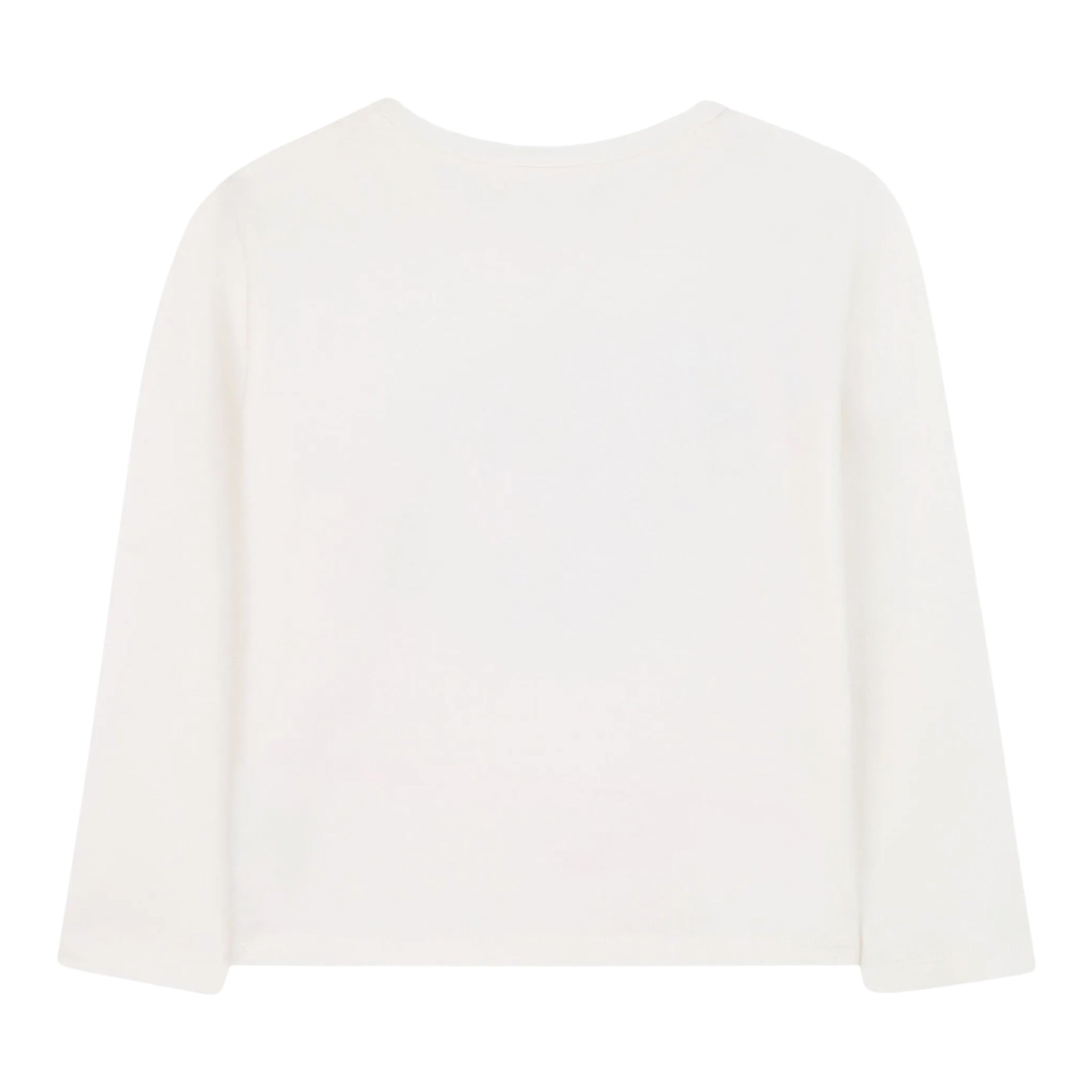 Billieblush Shirt Girocollo tinta unita con Stampa Panna per Bambina U21405 PANNA BillIEBLUSH 