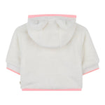 Billieblush Pelliccia tinta unita con Zip Panna per Neonata U21437 PANNA BillIEBLUSH 