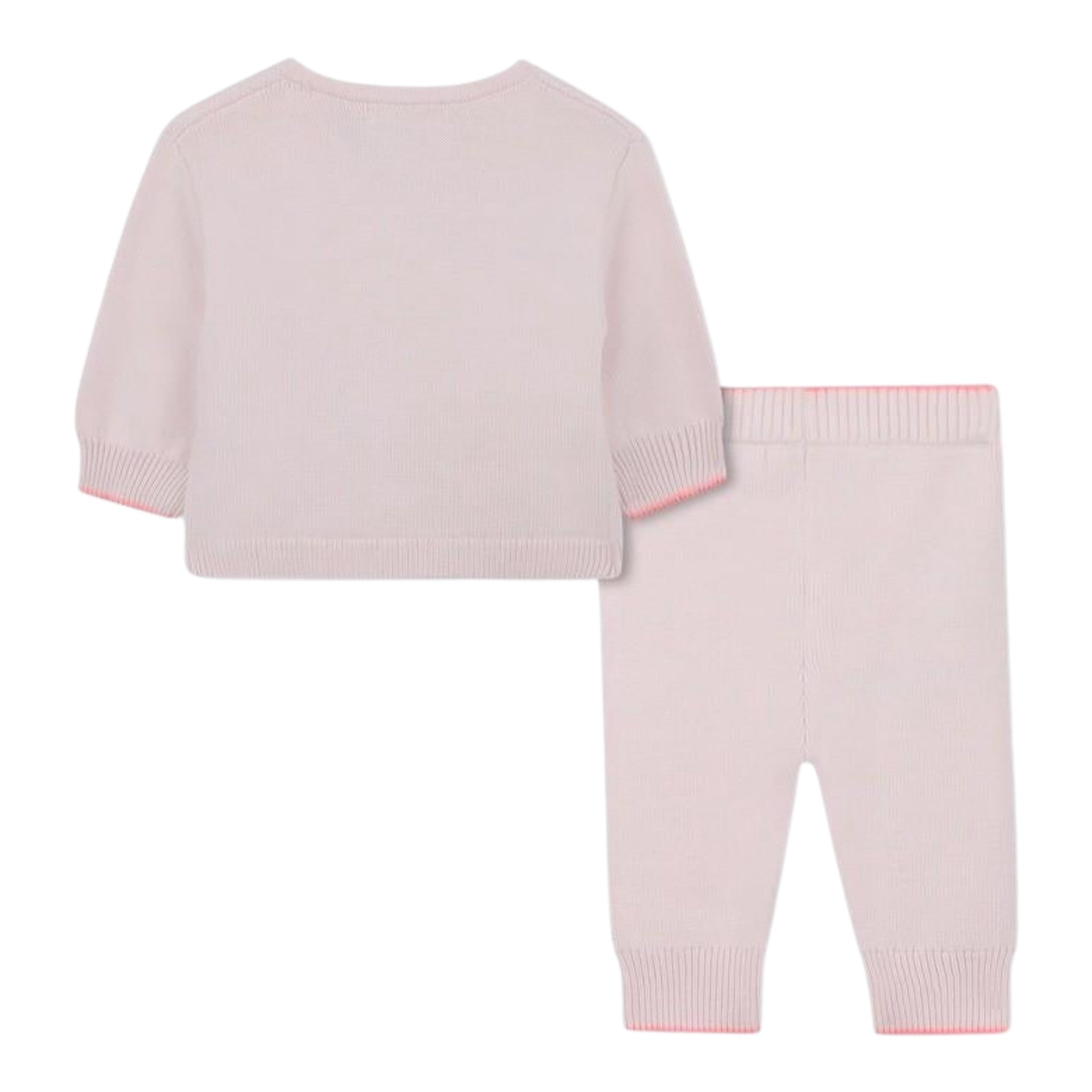 Billieblush Completo 2 Pezzi Maglia-Pantalone tinta unita Rosa per Neonata U21444 ROSA BillIEBLUSH 