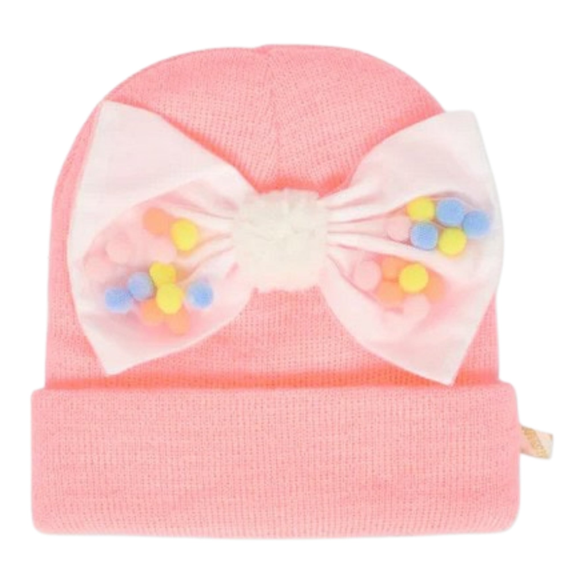 Billieblush Cappello tinta unita Cn Fiocco Pesca per Neonata U21495 PESCA BillIEBLUSH 