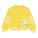 Billieblush Cardigan tinta unita con Ricami Giallo per Bambina U21560 GIALLO BillIEBLUSH 