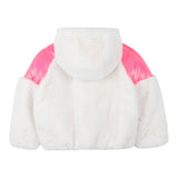 Billieblush Giubbino tinta unita con Cappuccio Panna per Neonata U21563NX PANNA BillIEBLUSH 