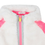 Billieblush Giubbino tinta unita con Cappuccio Panna per Neonata U21563NX PANNA BillIEBLUSH 