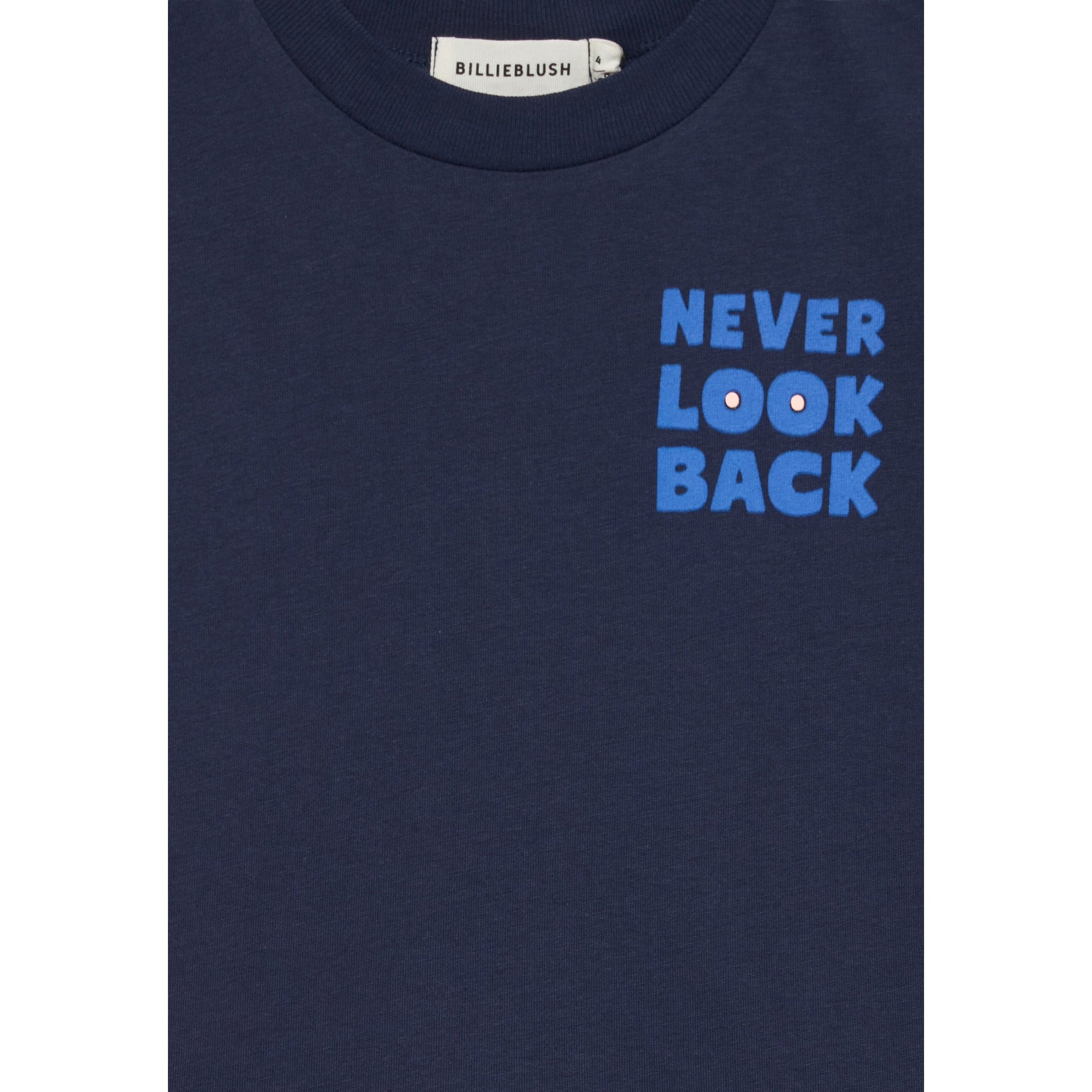 Billieblush T-Shirt tinta unita con Stampa Blu per Bambino U21565 BLU BillIEBLUSH 