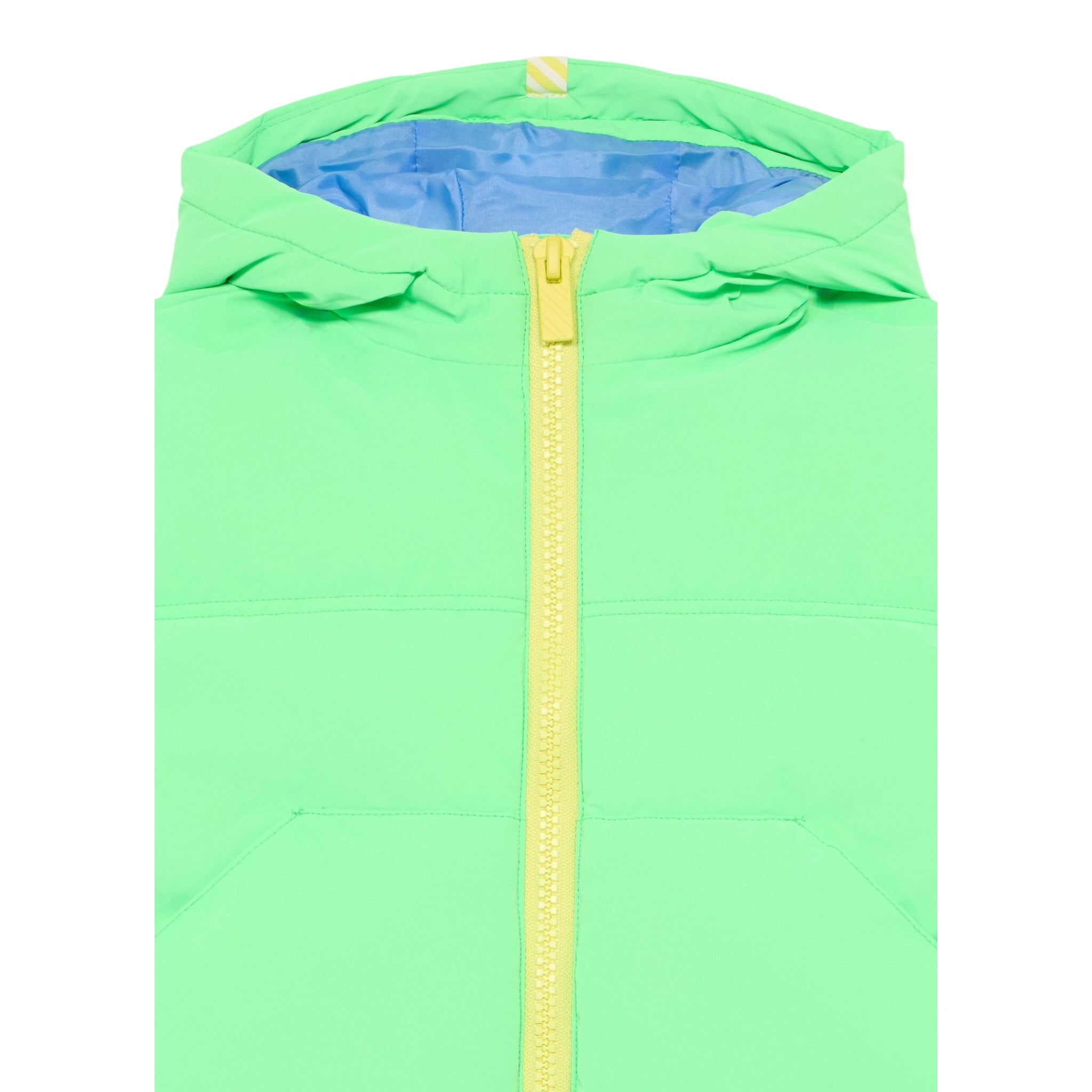 Billieblush Smanicato tinta unita con Cappuccio Verde Fluo per Bambino U21566 VERDE FLUO BillIEBLUSH 