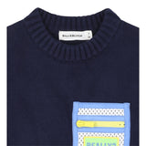 Billieblush Maglia Girocollo tinta unita Blu per Bambino U21579 BLU BillIEBLUSH 