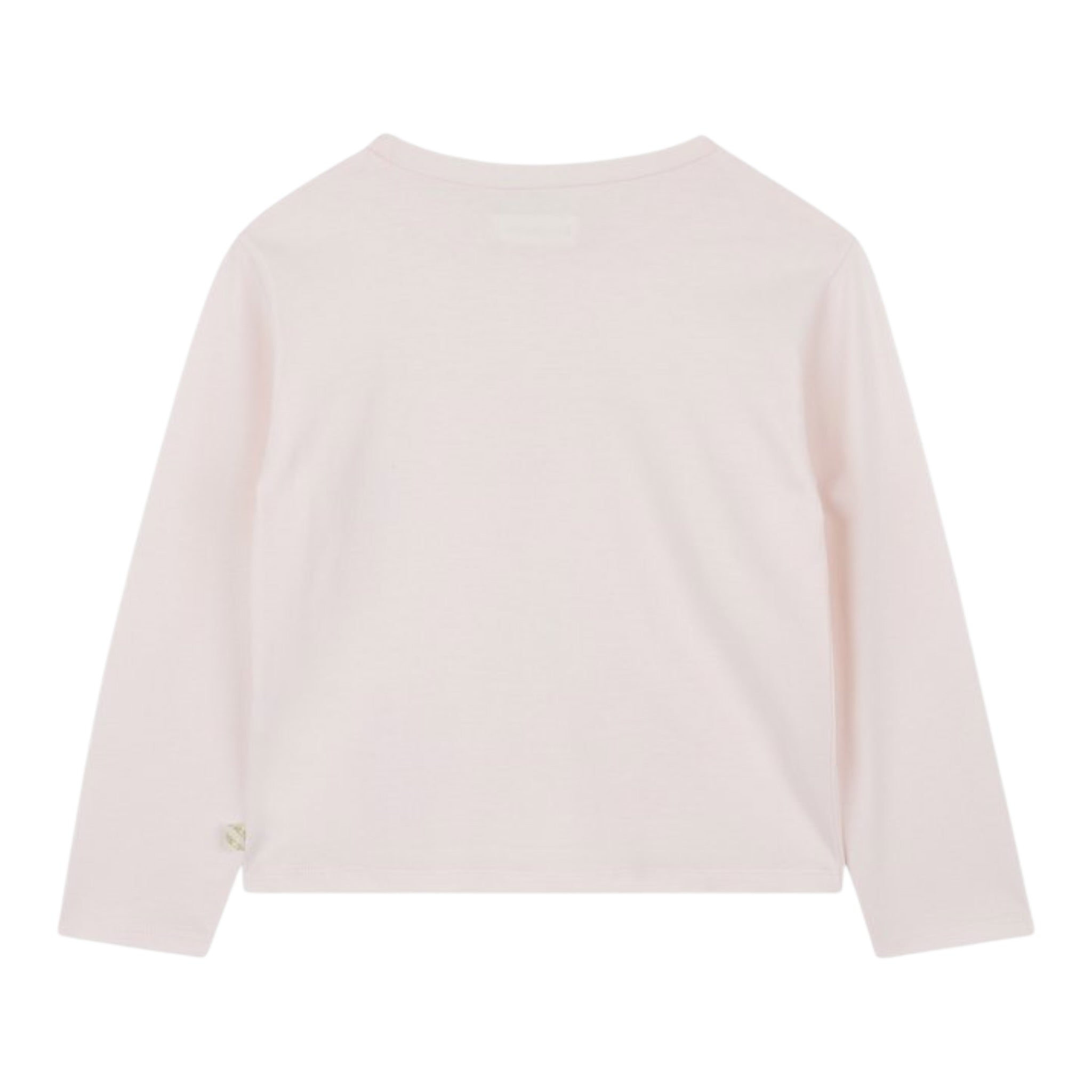 Billieblush Shirt Girocollo tinta unita con Stampe Rosa per Bambina U21611 ROSA BillIEBLUSH 